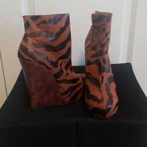 Animal Print Wedges